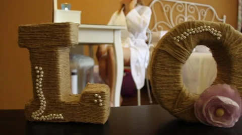 Wedding decoration Stock Footage 43214157