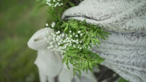 Wedding decoration Stock Footage 70377302
