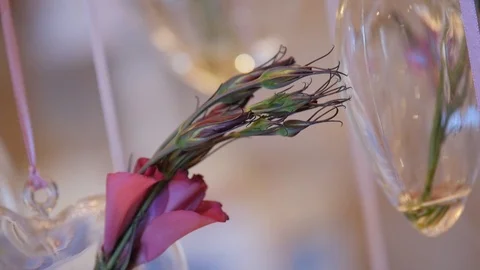 Wedding decoration Stock Footage 89889905