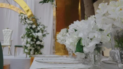 Wedding Decoration Vídeos de archivo 275150121
