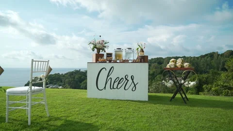 Wedding decoration sing design	 Stock Footage 156399886