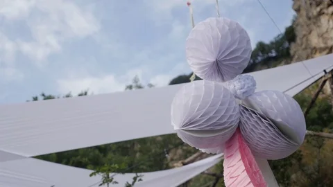 Wedding decoration with sky Video stock 71029416