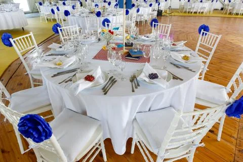 Wedding Decoration Table Set Stock Photos