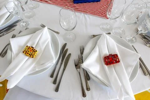 Wedding Decoration Table Set Stock Photos