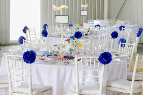 Wedding Decoration Table Set Stock Photos