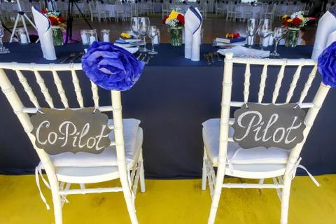 Wedding Decoration Table Set Stock Photos