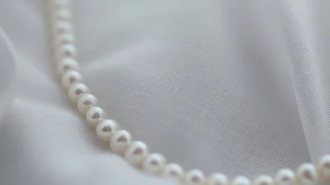 Wedding decorations for the bride Bijouterie, ribbons, satin decorations and Stock Footage 95046784