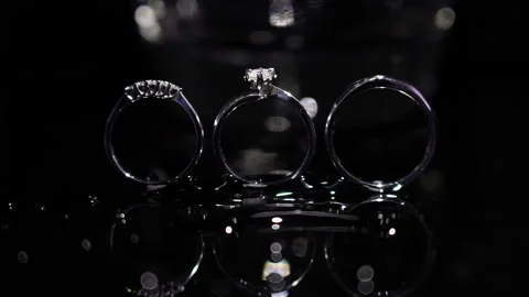  wedding decorations camera shot dark background. Stock Footage 156396294