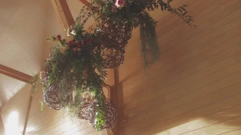 Wedding Decorations Floral decorations 스톡 동영상 233365243