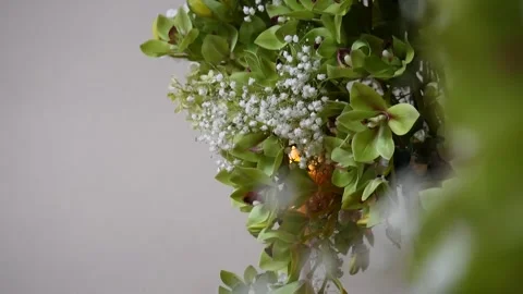 Wedding decorations flowers 23 Video stock 315410755