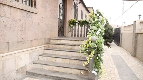 Wedding decorations flowers 54 Video stock 315411218
