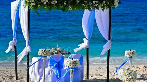 Wedding decorations Video stock 36810904