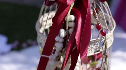 Wedding decorations Stock Footage 53501557