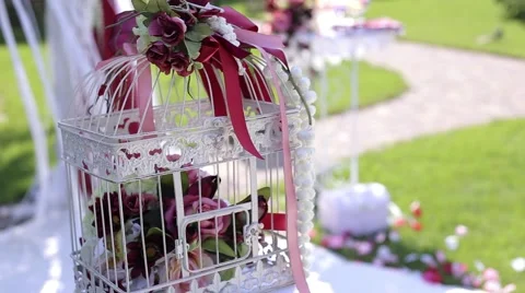 Wedding decorations Stock Footage 53501559