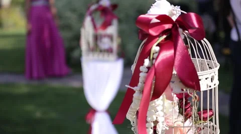 Wedding decorations Stock Footage 53501566