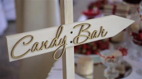 Wedding decorations Stock Footage 54437599