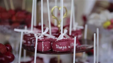 Wedding decorations Stock Footage 54437607