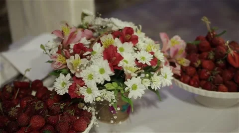 Wedding decorations Stock Footage 54437627