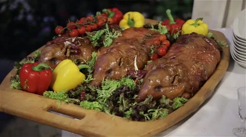 Wedding decorations Stock Footage 54437629