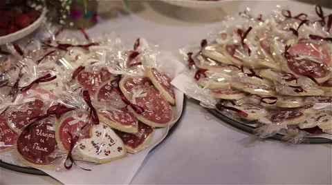 Wedding decorations Stock Footage 54437636