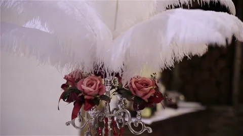 Wedding decorations Stock Footage 54437642