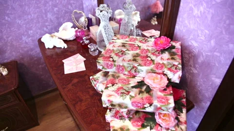 Wedding decorations Stock Footage 68906376