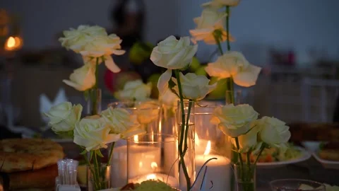 Wedding decorations 库存影片 334772080