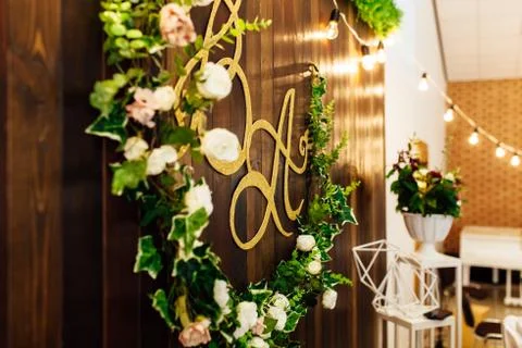 Wedding decorations, holiday decorations Stock Photos