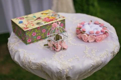 Wedding decorations ideas Stock Photos