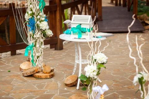 Wedding decorations 스톡 사진