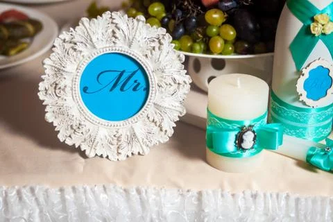 Wedding decorations Stock Photos
