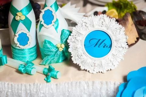 Wedding decorations Stock Photos