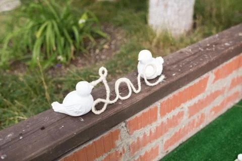 Wedding decorations Stock Photos