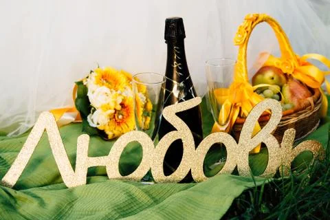 Wedding decorations Stock Photos