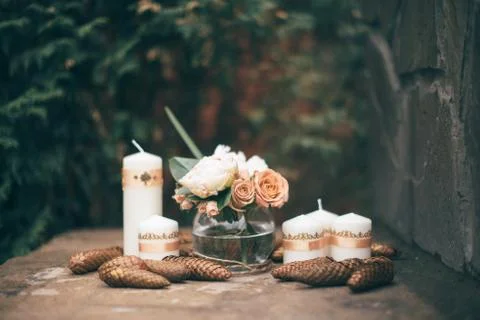 Wedding decorations. Stock Photos