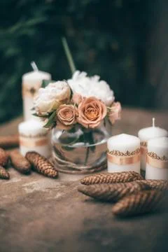 Wedding decorations. Stockfoto's