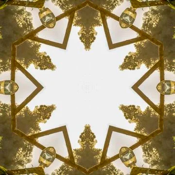 Wedding decorations turned into a design element Foto stock