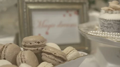 Wedding Details Candy bar Stock Footage 58206300