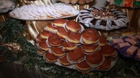 Wedding donuts Video stock 251590696