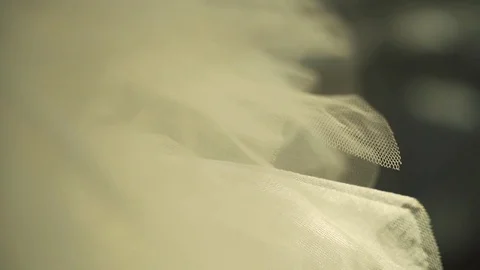 Wedding dress awaiting the bride Stock Footage 80624855