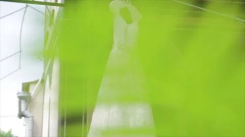 Wedding Dress Stock Footage 41997055