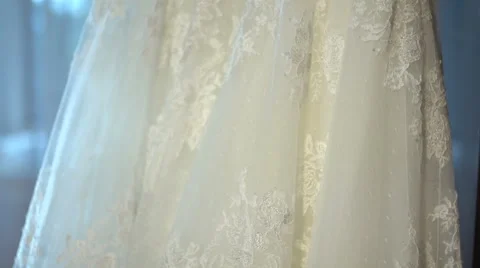 Wedding Dress Stock Footage 43565045