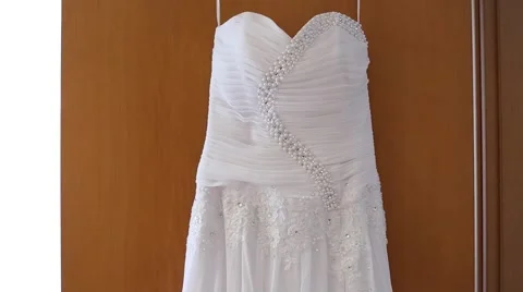Wedding dress Stock Footage 45833334