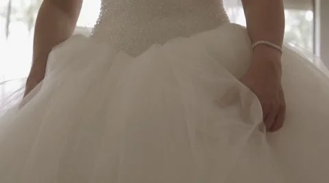 Wedding dress Video stock 56491432
