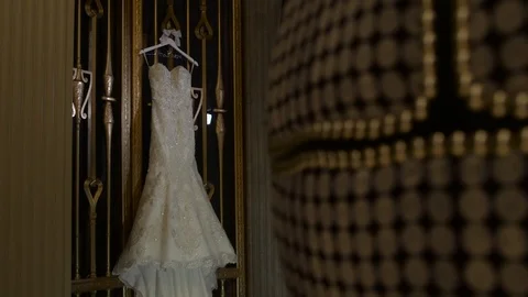 Wedding Dress Stock Footage 87094284