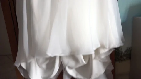 Wedding dress Stock Footage 88826366