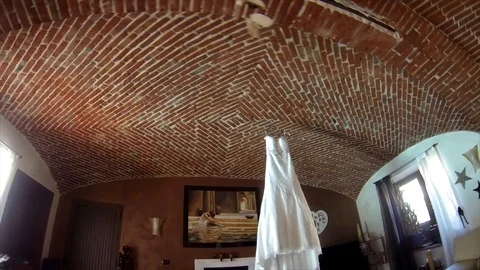 Wedding dress Stock Footage 88827671