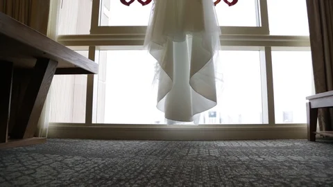 Wedding dress Stock Footage 104779119