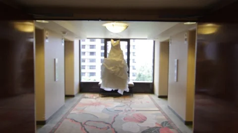 Wedding dress Stock Footage 104779461