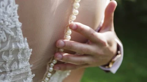 Wedding dress Stock Footage 146642644